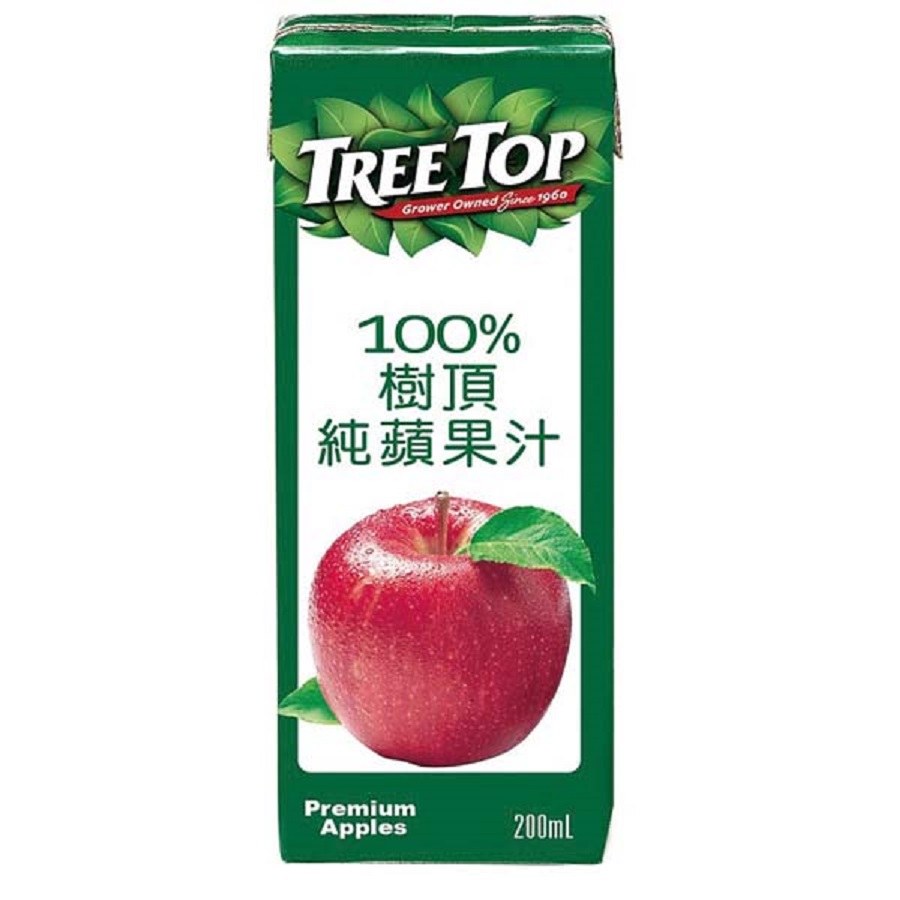 樹頂100%純蘋果汁