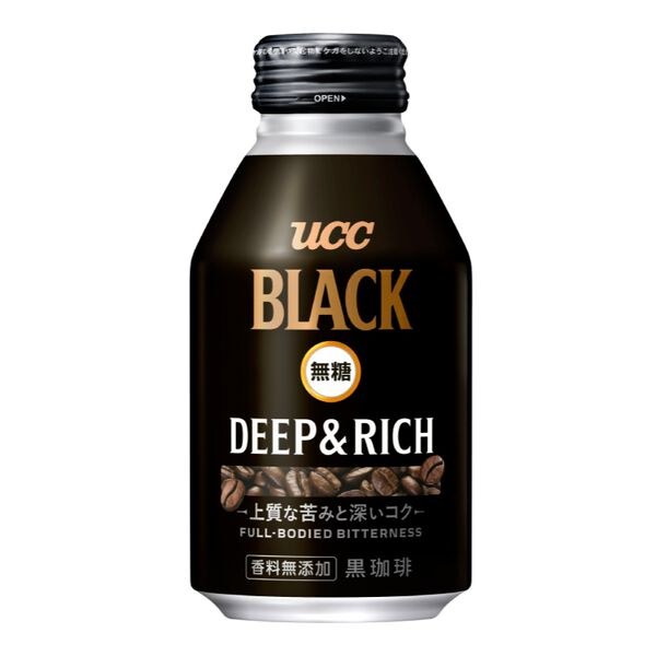 UCC BLACK無糖黑咖啡Can275
